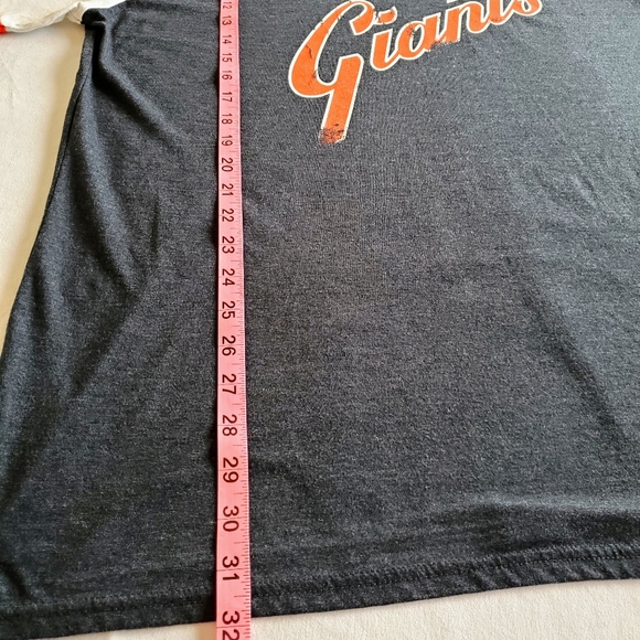 Like NEW SF Giants Mitchell & Ness MEN'S V-neck Baseball Tee XXL - Picture 7 of 7